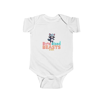 Cute Animal Graphic Infant Bodysuit - Perfect for Baby Showers & Playtime