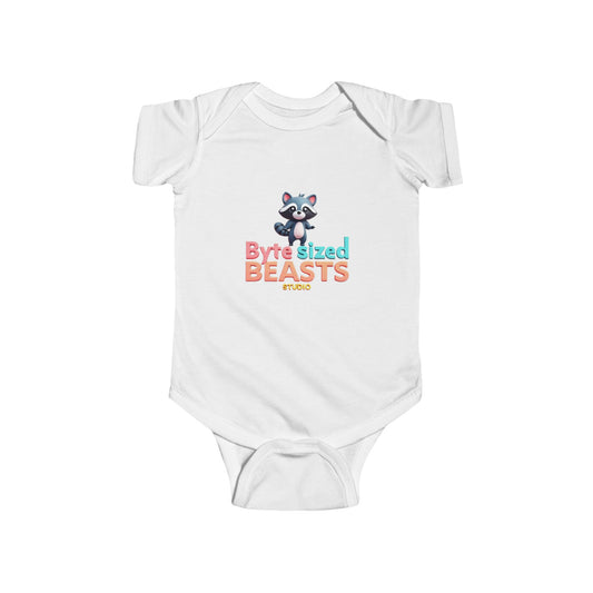 Cute Animal Graphic Infant Bodysuit - Perfect for Baby Showers & Playtime