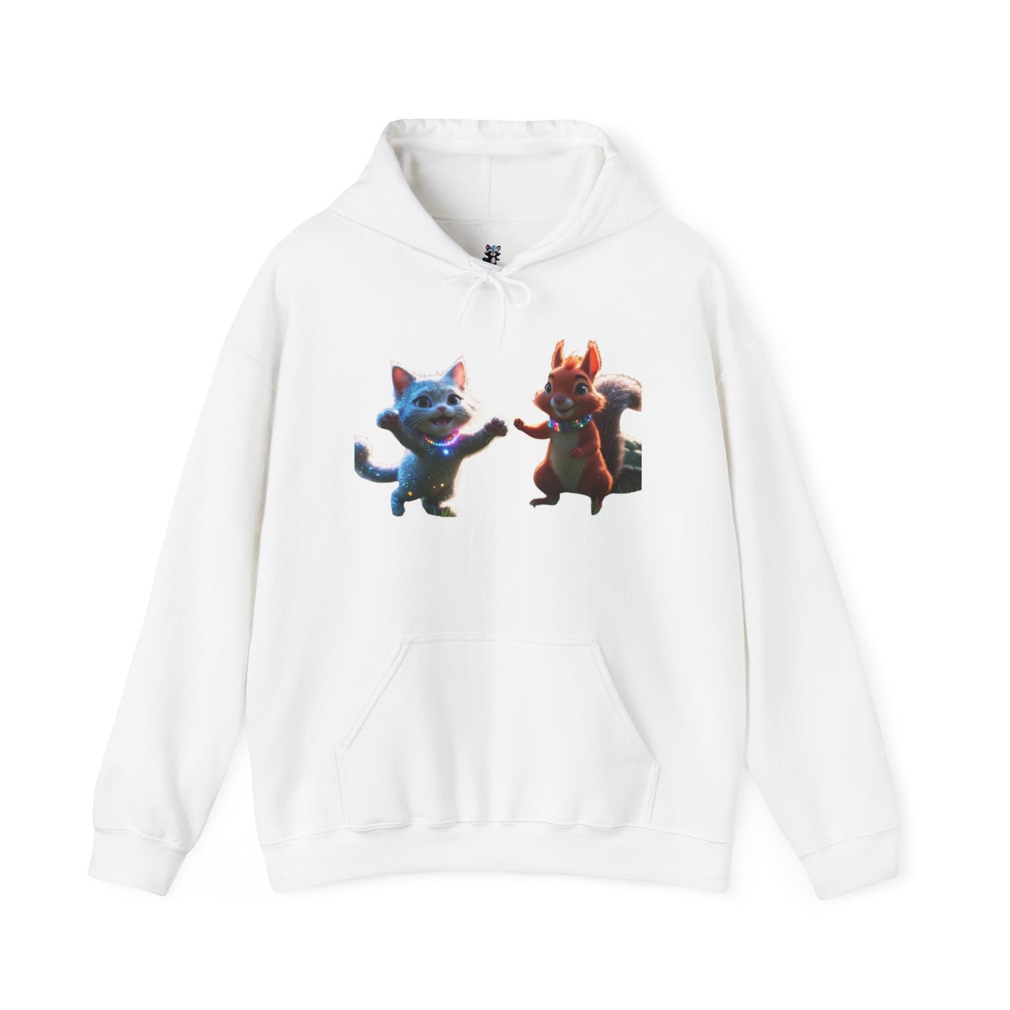 Playful Animal Adventure Hoodie - Unisex Heavy Blend™