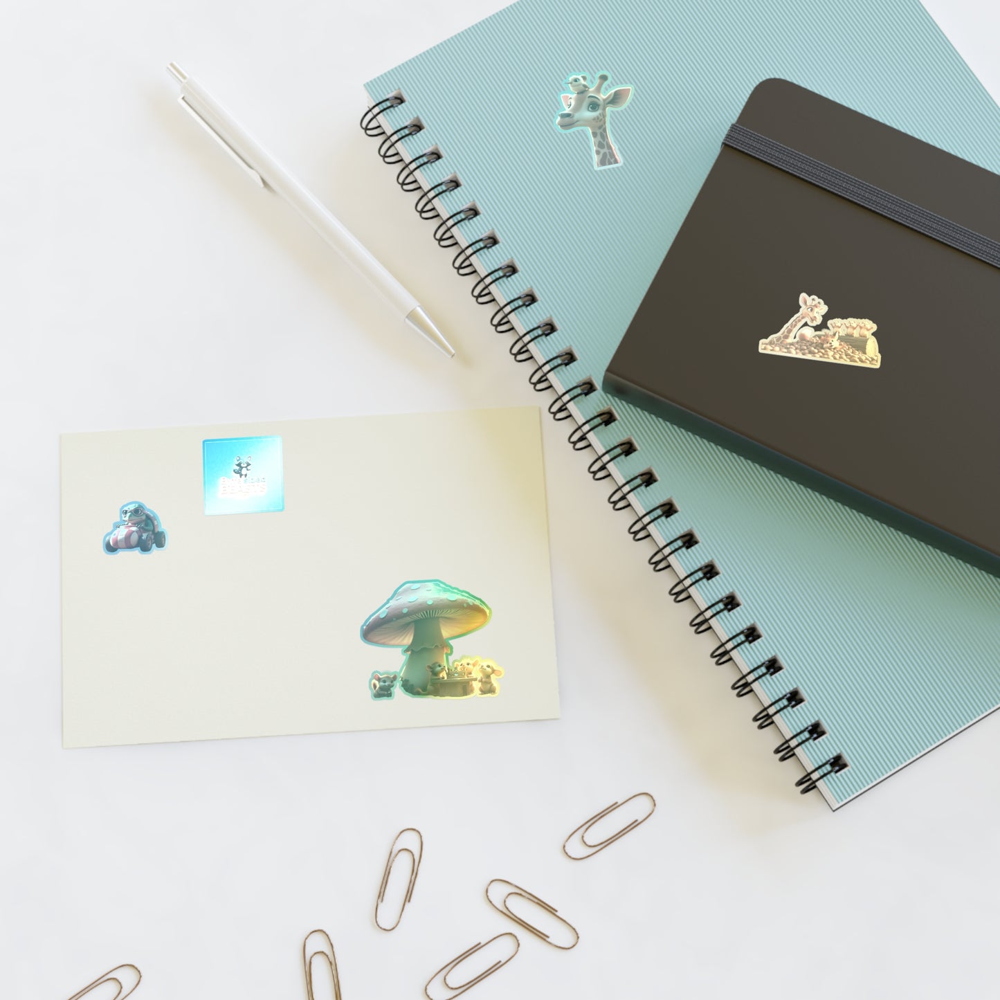 Whimsical Animal Sticker Sheets for Kids and Craft Lovers